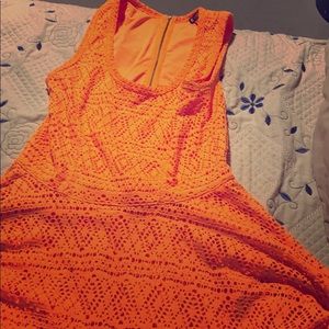 Orange dress